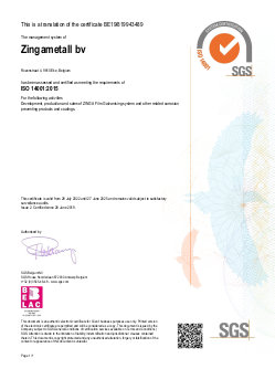 Certificado ISO 14001:2015