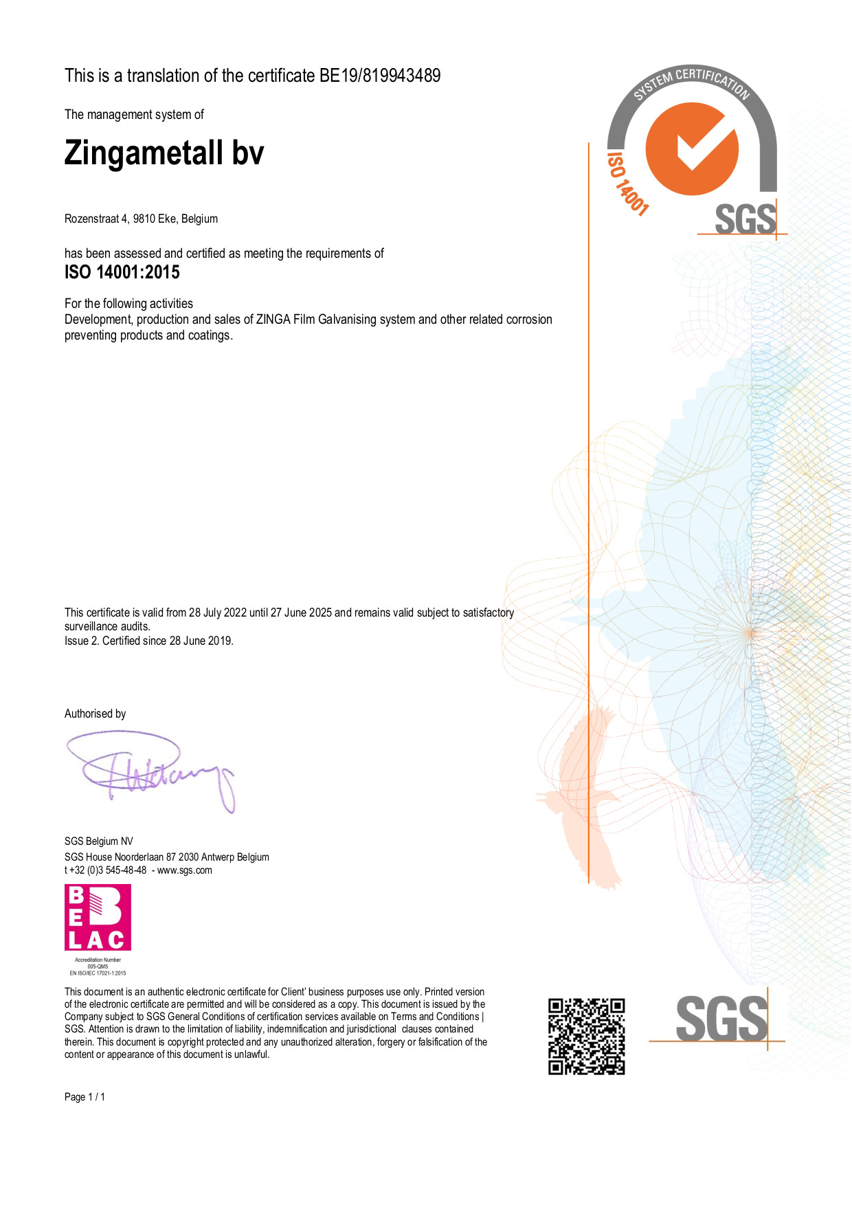 Issue%209%20Zingametall%20bv_1293.QE_14001_EN_Final Issue%209%20Zingametall%20bv_1293.QE_14001_EN_Final